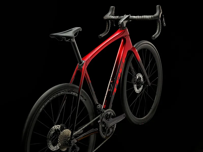 Trek Domane SLR 7 Gen 4 Road Bike 2025 Metallic Red Smoke/Red Carbon Smoke-2